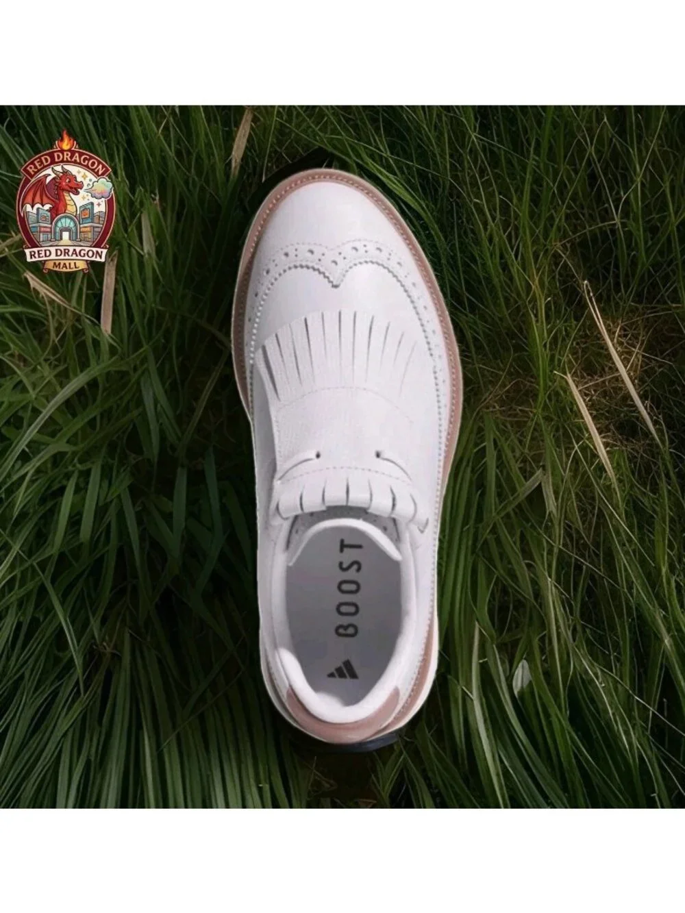 Adidas MC Zoysia Spikeless Golf Grey Gum White Shoes IH5993 - Women's Size 7.5